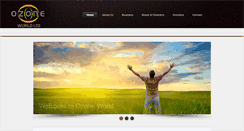 Desktop Screenshot of ozoneworld.in